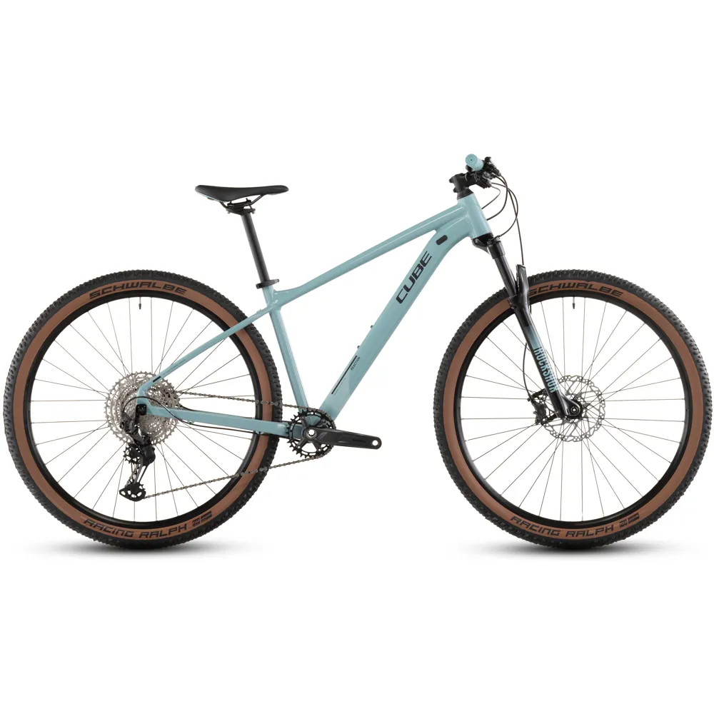 uPRISE Bikes Cube Reaction SLX 27.5/29er 2026 Hardtail Mountain Bike - Tealgrey/Black | Price match, 365 day return s, 18-Month Warranty, Finance Available & Free UK Delivery