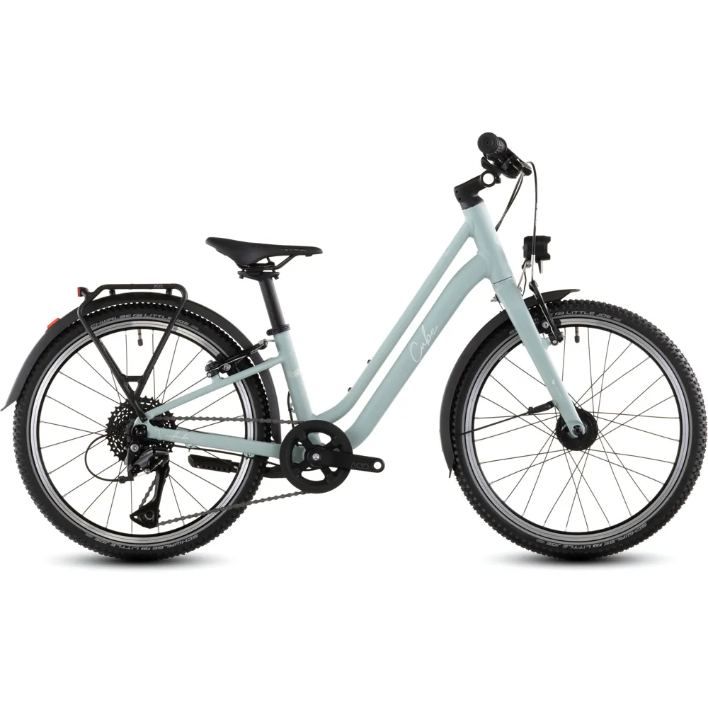 uPRISE Bikes Cube Aruba 200 20w 2026 Kids Hybrid Bike - Aloegreen/White | Price match, 365 day return s, 18-Month Warranty, Finance Available & Free UK Delivery