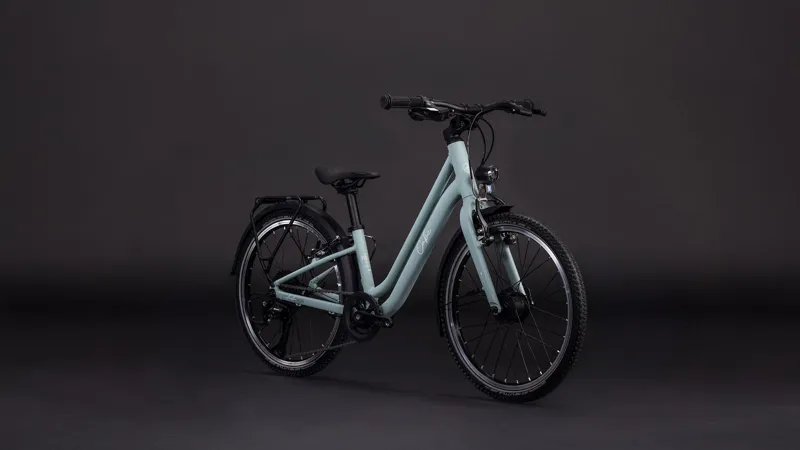 Cube Aruba 200 20w 2026 Kids Hybrid Bike - Aloegreen/White-1