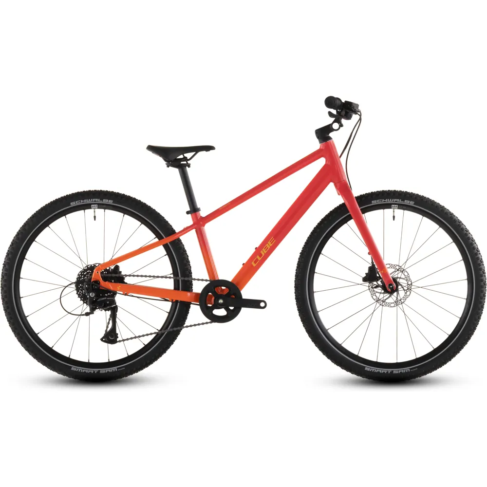 uPRISE Bikes Cube Numove 240 Disc 24w 2026 Kids Bike - Redrose/Peach | Price match, 365 day returns, 18-Month Warranty, Finance Available & Free UK Delivery
