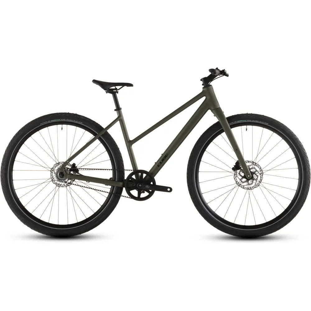 uPRISE Bikes Cube Editor One Trapeze 2026 Hybrid Bike - Reedgreen/Black | Price match, 365 day returns, 18-Month Warranty, Finance Available & Free UK Delivery