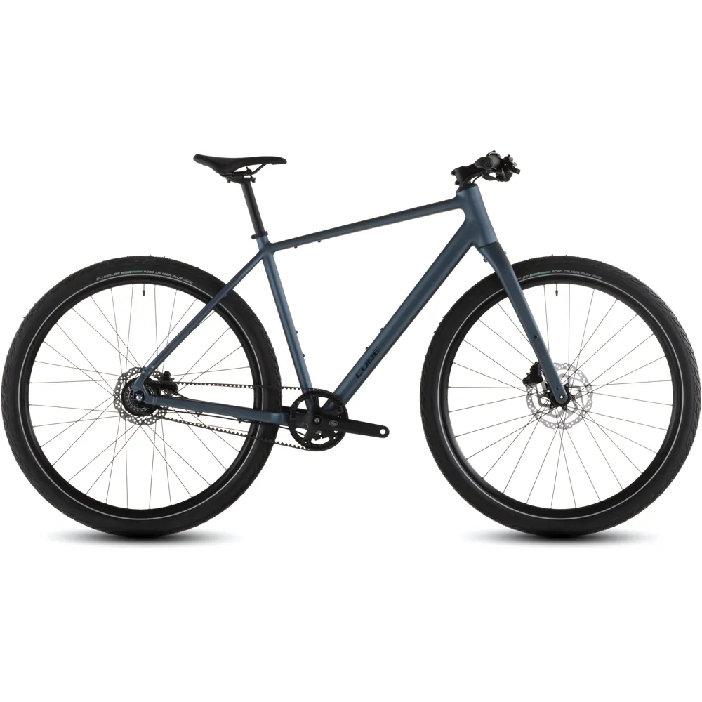 uPRISE Bikes Cube Editor Pro 2026 Hybrid Bike - Mineralblue/Chrome | Price match, 365 day return s, 18-Month Warranty, Finance Available & Free UK Delivery
