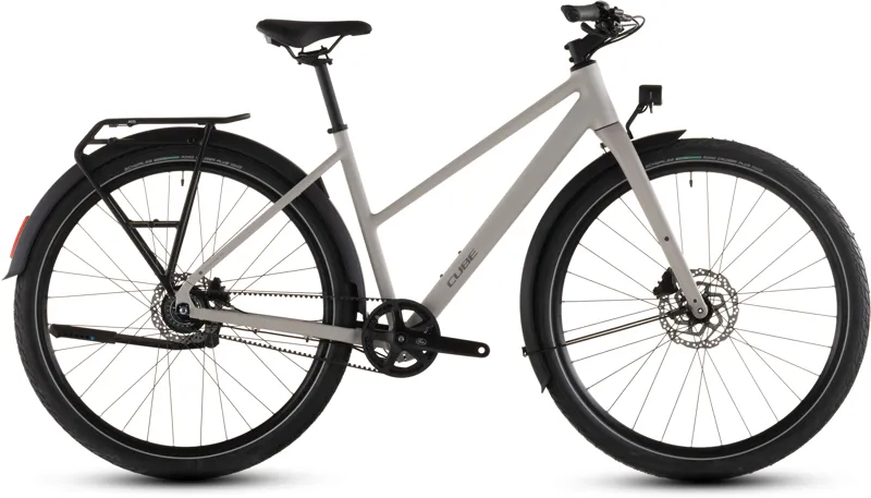Cube Editor Pro FE Trapeze 2026 Hybrid Bike - Oatgrey/Grey