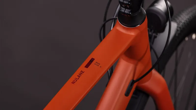 Cube Nulane Race FE 2026 Flat Bar Gravel Bike - Amber/Black-2