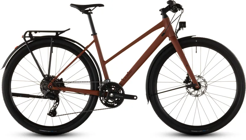 Cube Nulane Race Trapeze 2026 Hybrid Bike - Amber/Black