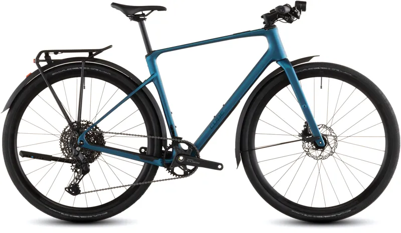 Cube Nulane C:62 SLX FE 2026 Flat Bar Gravel Bike - Electricnblue/Blue