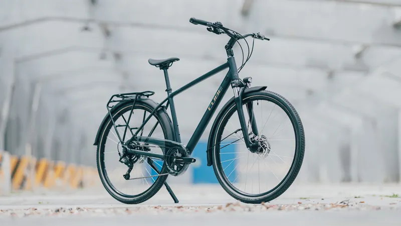 Cube Touring One 2026 Hybrid Bike - Night/Chrome-6