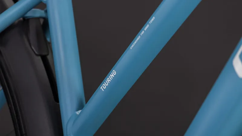 Cube Touring One Trapeze 2026 Hybrid Bike - Bluebird/Grey-5