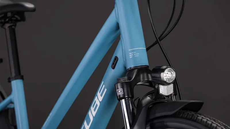 Cube Touring One Trapeze 2026 Hybrid Bike - Bluebird/Grey-6