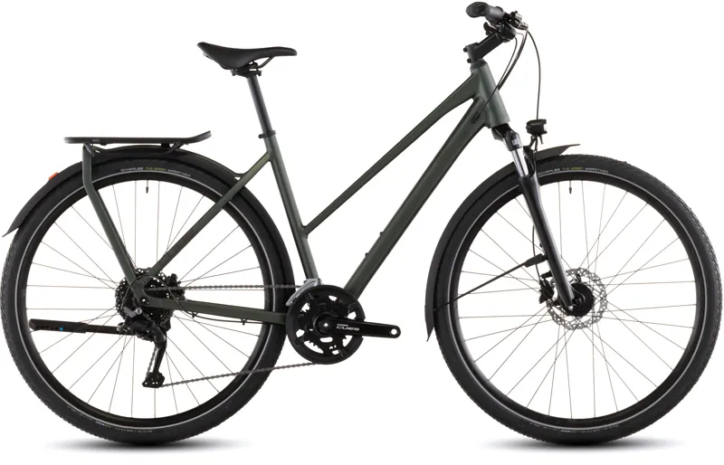 Cube Kathmandu ONE Trapeze 2026 Hybrid Bike - Sagebrushgreen/Green