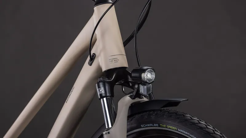 Cube Kathmandu ONE Trapeze 2026 Hybrid Bike - Oatgrey/Grey-3