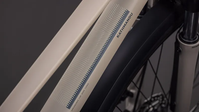 Cube Kathmandu ONE Trapeze 2026 Hybrid Bike - Oatgrey/Grey-5