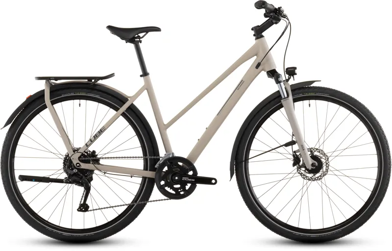 Cube Kathmandu ONE Trapeze 2026 Hybrid Bike - Oatgrey/Grey