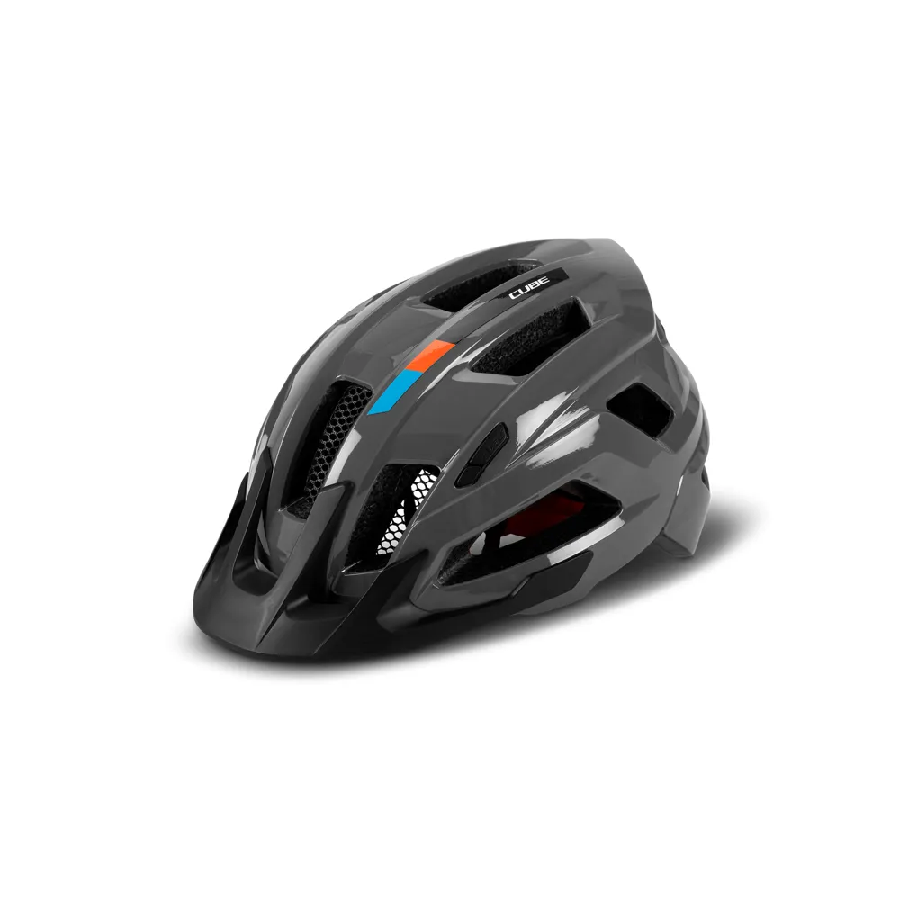 uPRISE Bikes Cube Steep Urban Helmet - Grey/Orange | Price match, 365 day return s, 18-Month Warranty, Finance Available & Free UK Delivery