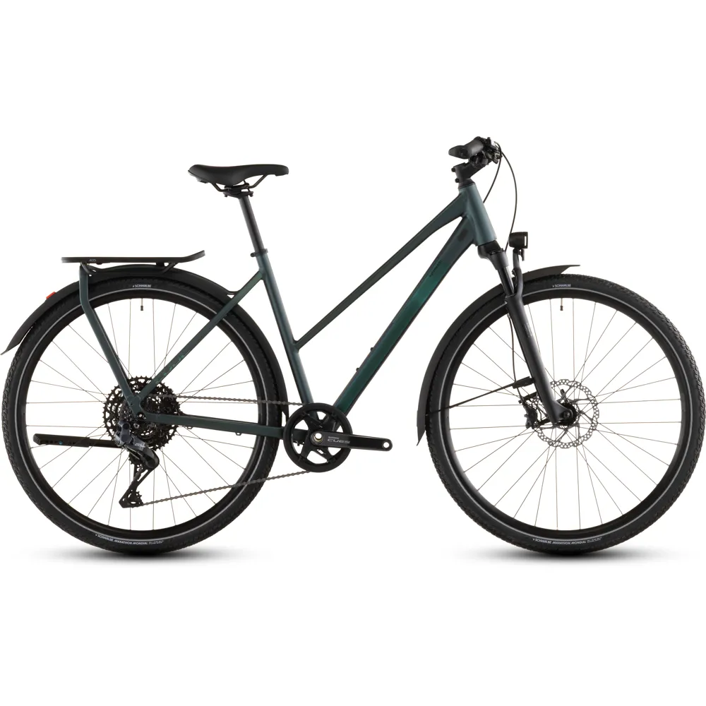 uPRISE Bikes Cube Kathmandu SLT Trapeze 2026 Hybrid Bike - Duskwood/Goblin | Price match, 365 day returns, 18-Month Warranty, Finance Available & Free UK Delivery