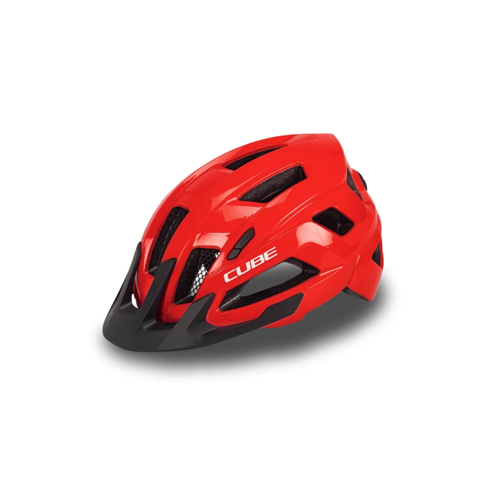 uPRISE Bikes Cube Steep Urban Helmet - Glossy Red | Price match, 365 day return s, 18-Month Warranty, Finance Available & Free UK Delivery