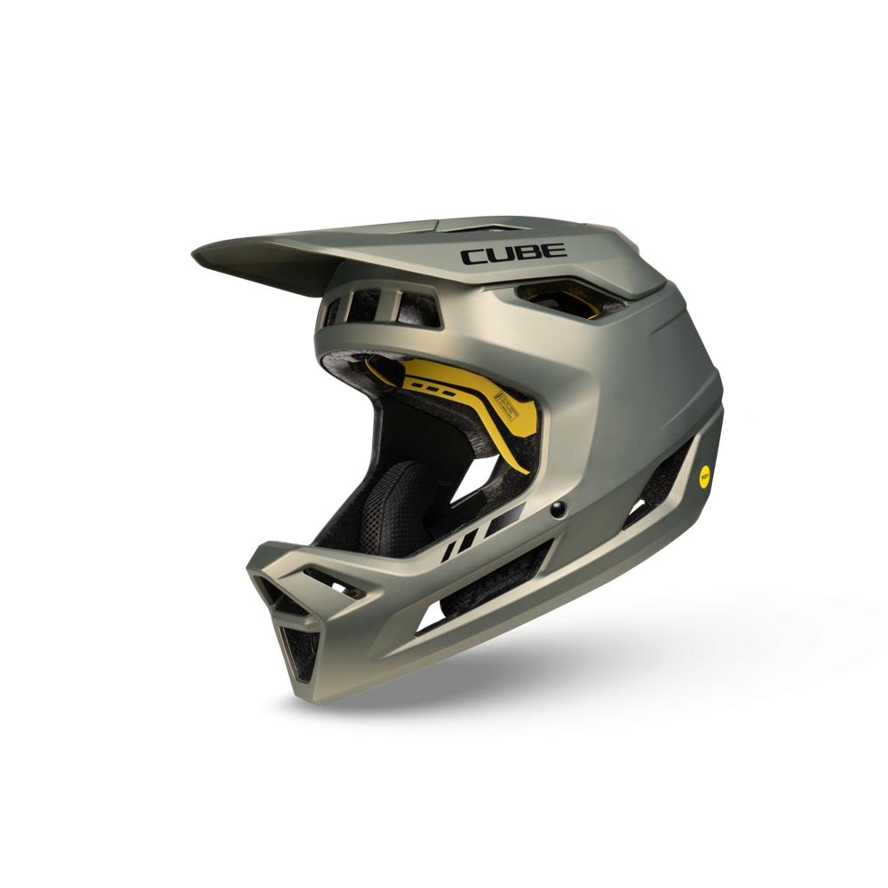 uPRISE Bikes Cube Descender Mips Full Face MTB Helmet - Reed Green | Price match, 365 day returns, 18-Month Warranty, Finance Available & Free UK Delivery