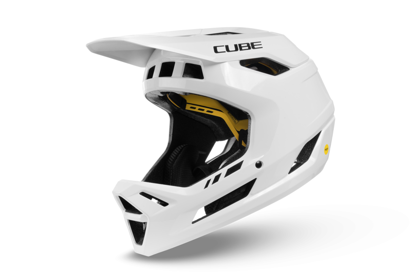 Cube Descender Mips Full Face MTB Helmet - X ActionTeam White
