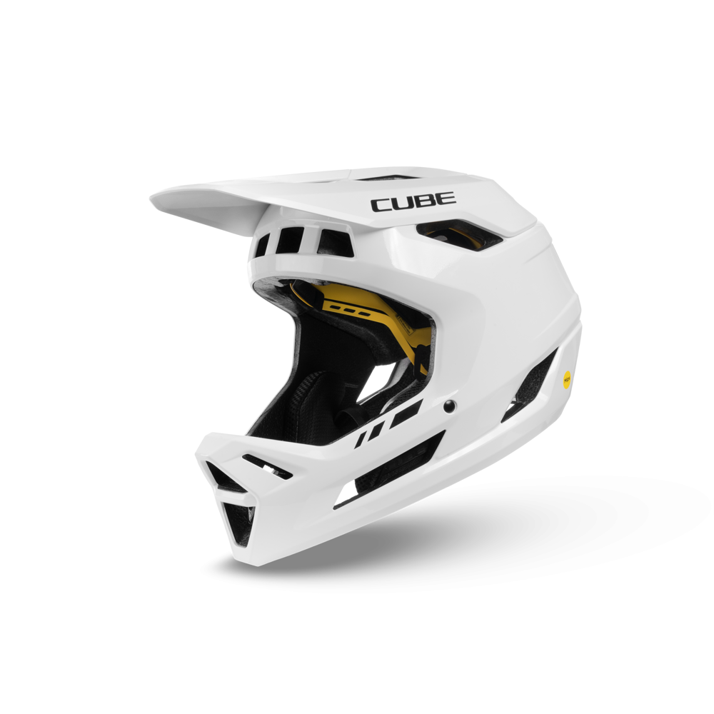 uPRISE Bikes Cube Descender Mips Full Face MTB Helmet - X ActionTeam White | Price match, 365 day returns, 18-Month Warranty, Finance Available & Free UK Delivery