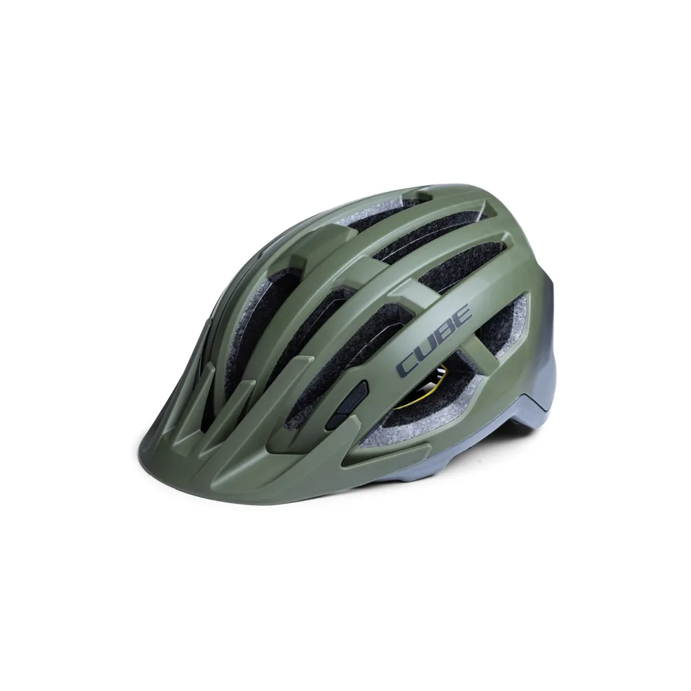 uPRISE Bikes Cube Helmet Offpath Mips MTB Helmet - Green | Price match, 365 day return s, 18-Month Warranty, Finance Available & Free UK Delivery