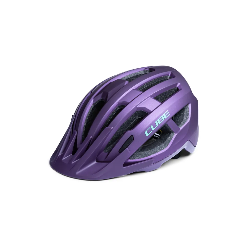 uPRISE Bikes Cube Helmet Offpath Mips MTB Helmet - Purple | Price match, 365 day return s, 18-Month Warranty, Finance Available & Free UK Delivery