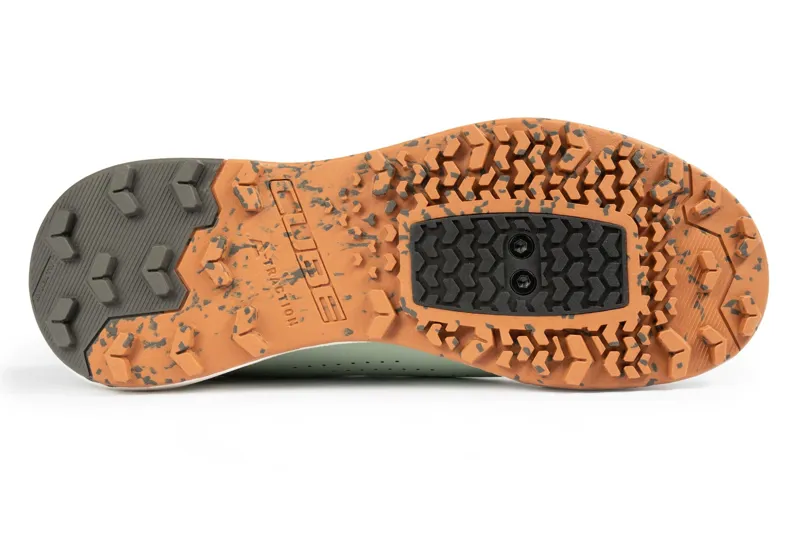 Cube Shoes OX Pro MTB Shoes - Green/Sand-2