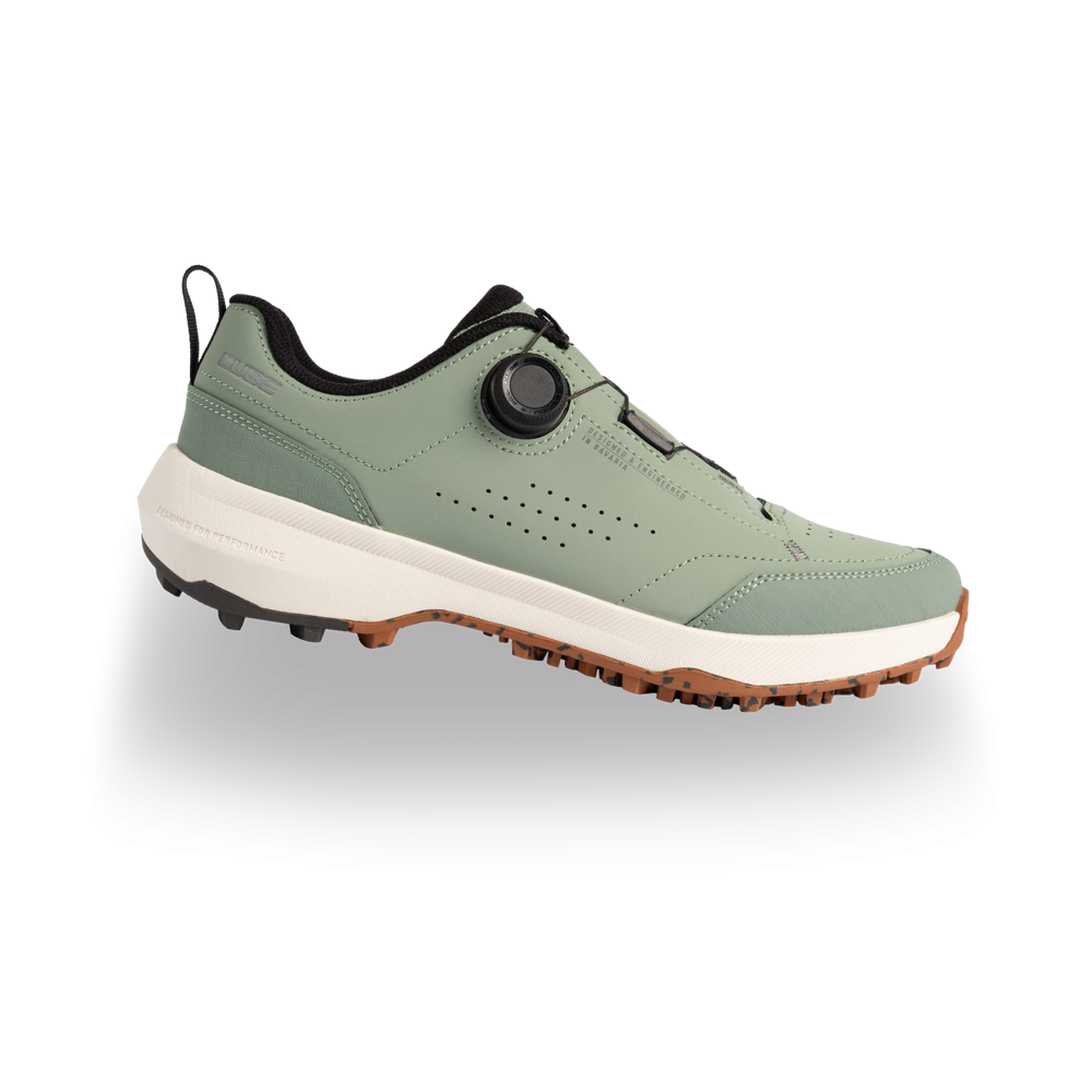 uPRISE Bikes Cube Shoes OX Pro MTB Shoes - Green/Sand | Price match, 365 day return s, 18-Month Warranty, Finance Available & Free UK Delivery