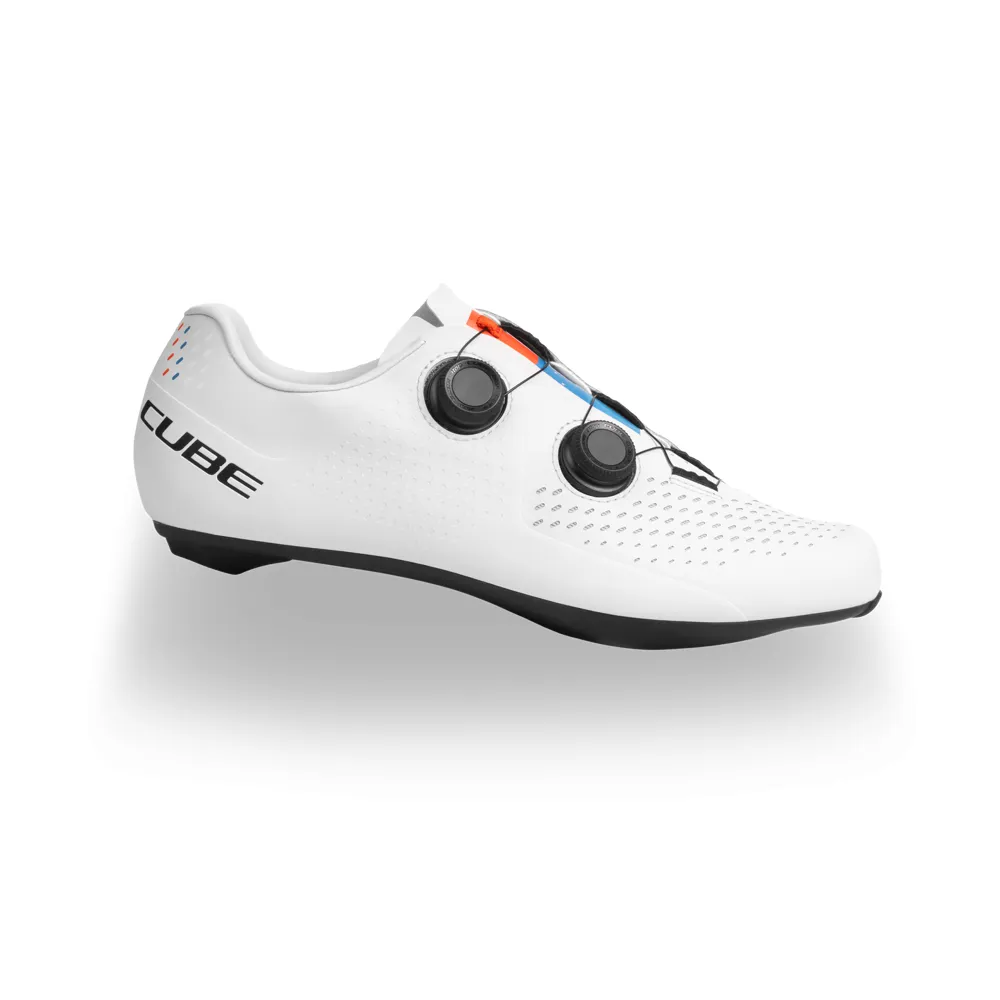 uPRISE Bikes Cube Shoes Sydrix Pro Road Shoes - Grey/Blue/Red | Price match, 365 day return s, 18-Month Warranty, Finance Available & Free UK Delivery