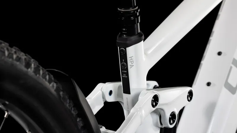 Cube Stereo Hybrid One44 EXC 800 2025 Electric MTB - Marble White/Black-3