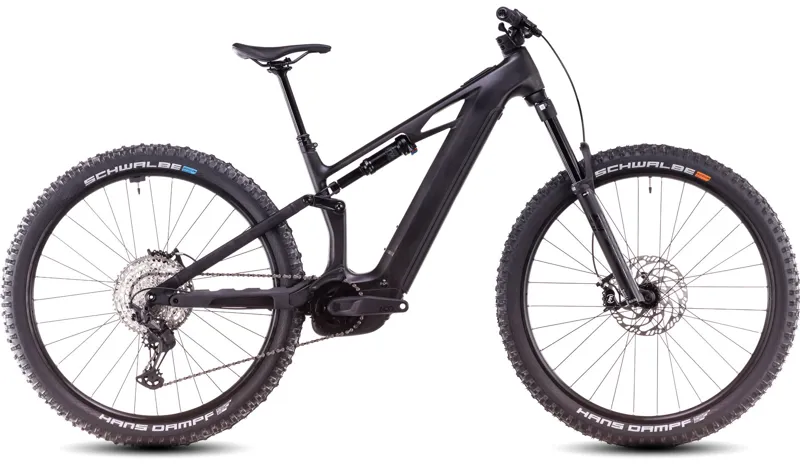 Cube Stereo Hybrid One44 HPC Race 2025 Electric MTB - Blackline
