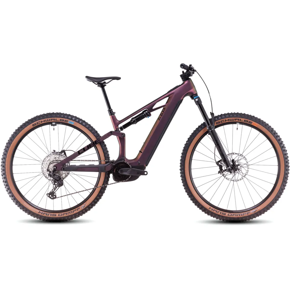 uPRISE Bikes Cube Stereo Hybrid One44 HPC SLX 2025 Electric MTB - Molotov/Black | Price match, 365 day return s, 18-Month Warranty, Finance Available & Free UK Delivery