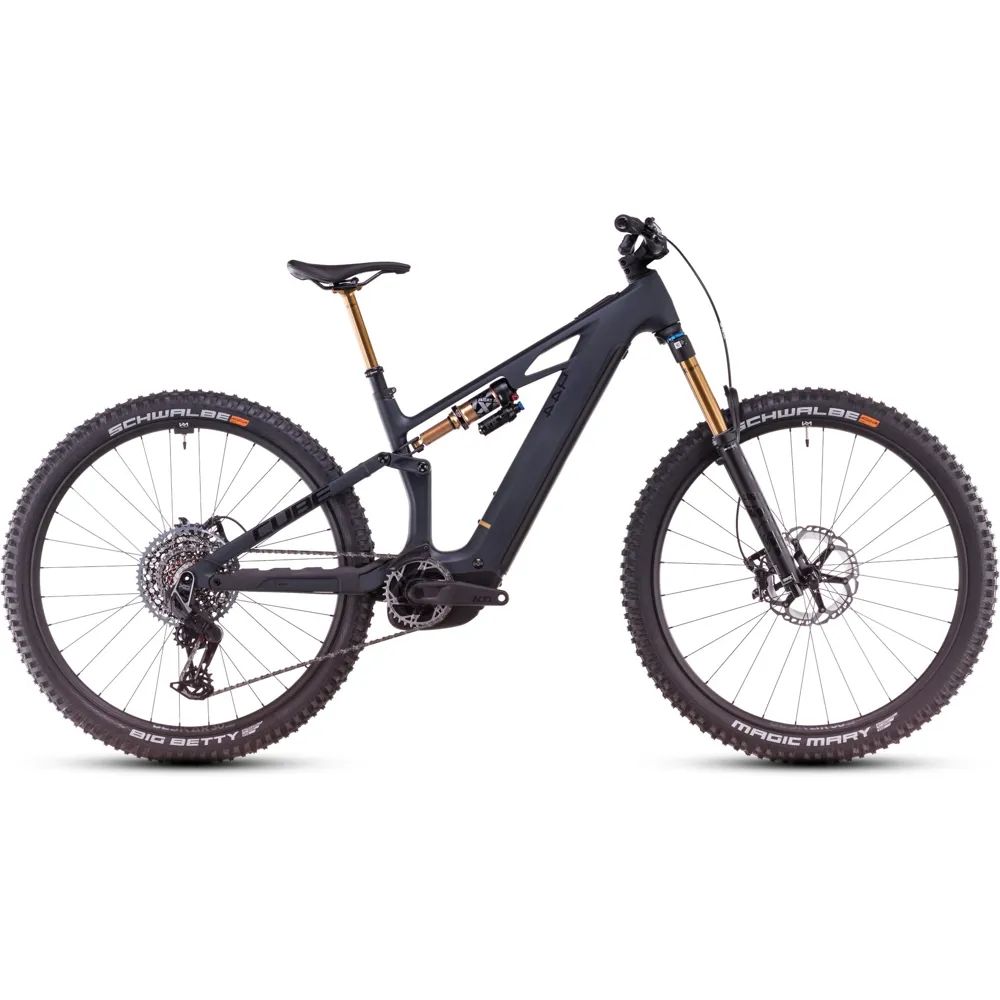 uPRISE Bikes Cube Stereo Hybrid One44 HPC AT 2025 Electric MTB - Carbon/Gold | Price match, 365 day return s, 18-Month Warranty, Finance Available & Free UK Delivery