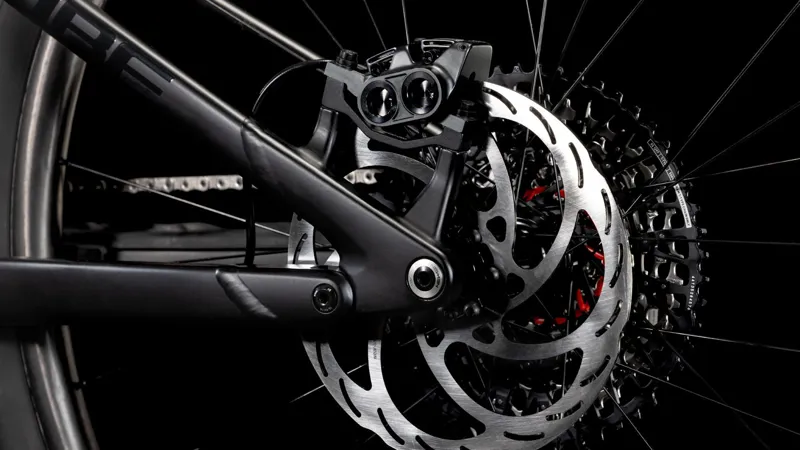 Cube Stereo Hybrid One44 HPC SLT 2025 Electric MTB - Liquid Lava/Black-5