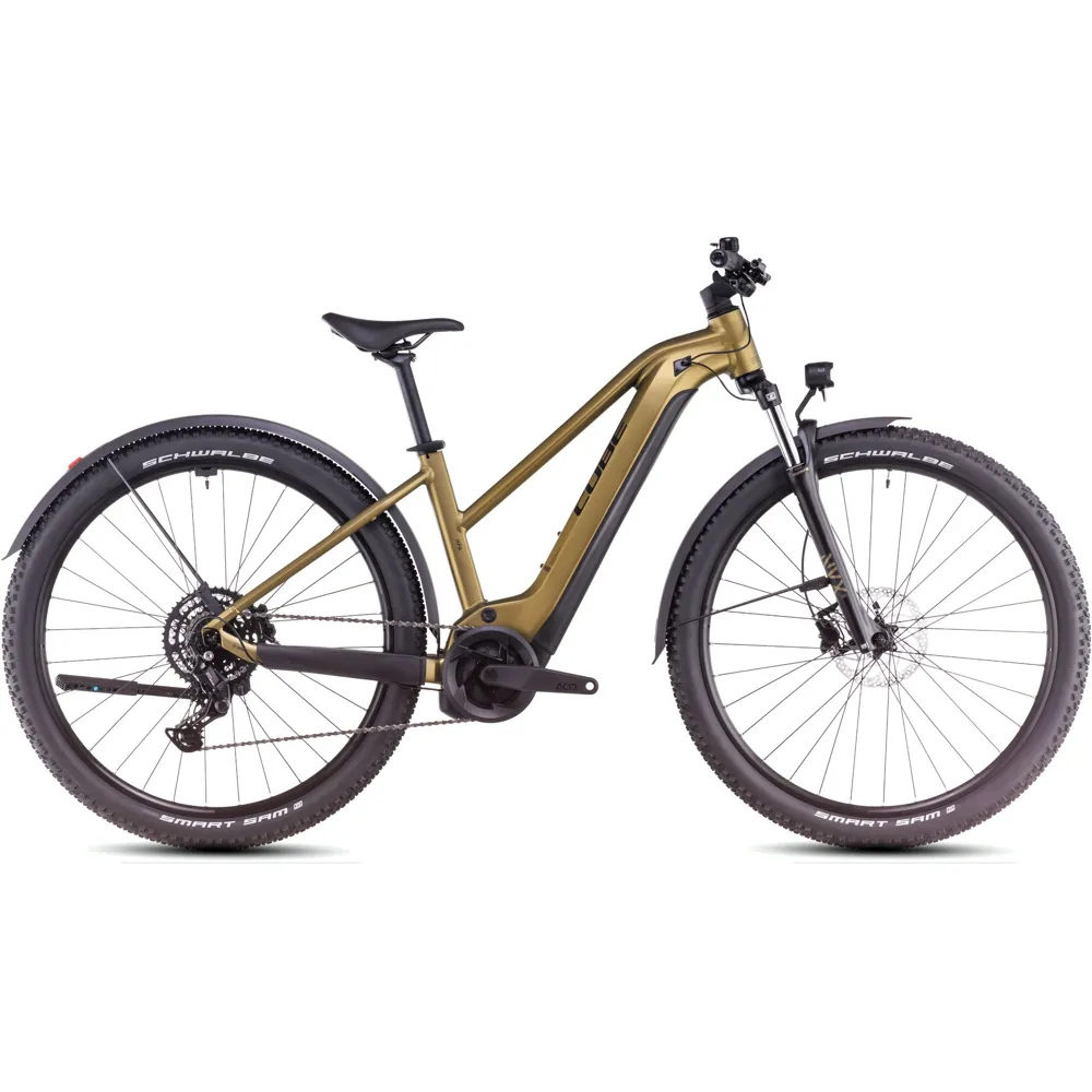 uPRISE Bikes Cube Reaction Hybrid Performance 500 Allroad Trapeze 2025 Electric MTB - Goldenlime | Price match, 365 day return s, 18-Month Warranty, Finance Available & Free UK Delivery