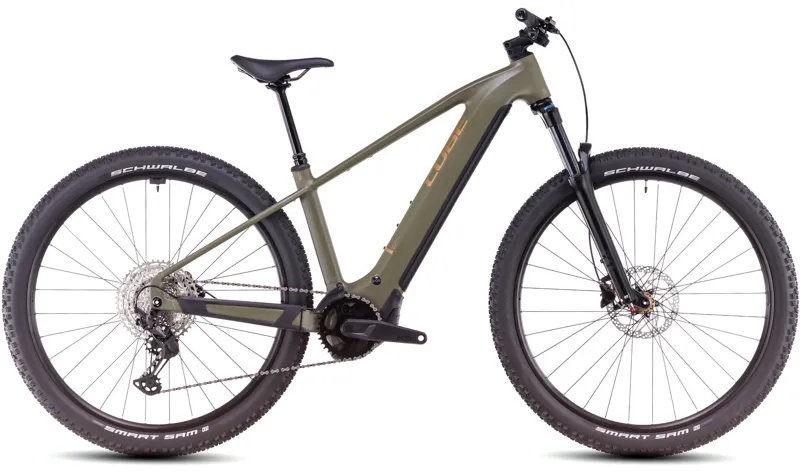 Cube Reaction Hybrid Pro 800 27.5/29er 2025 Electric MTB - Dusty Olive