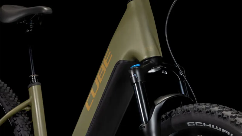 Cube Reaction Hybrid Pro 800 Easy Entry 2025 Electric MTB - Dusty Olive-5