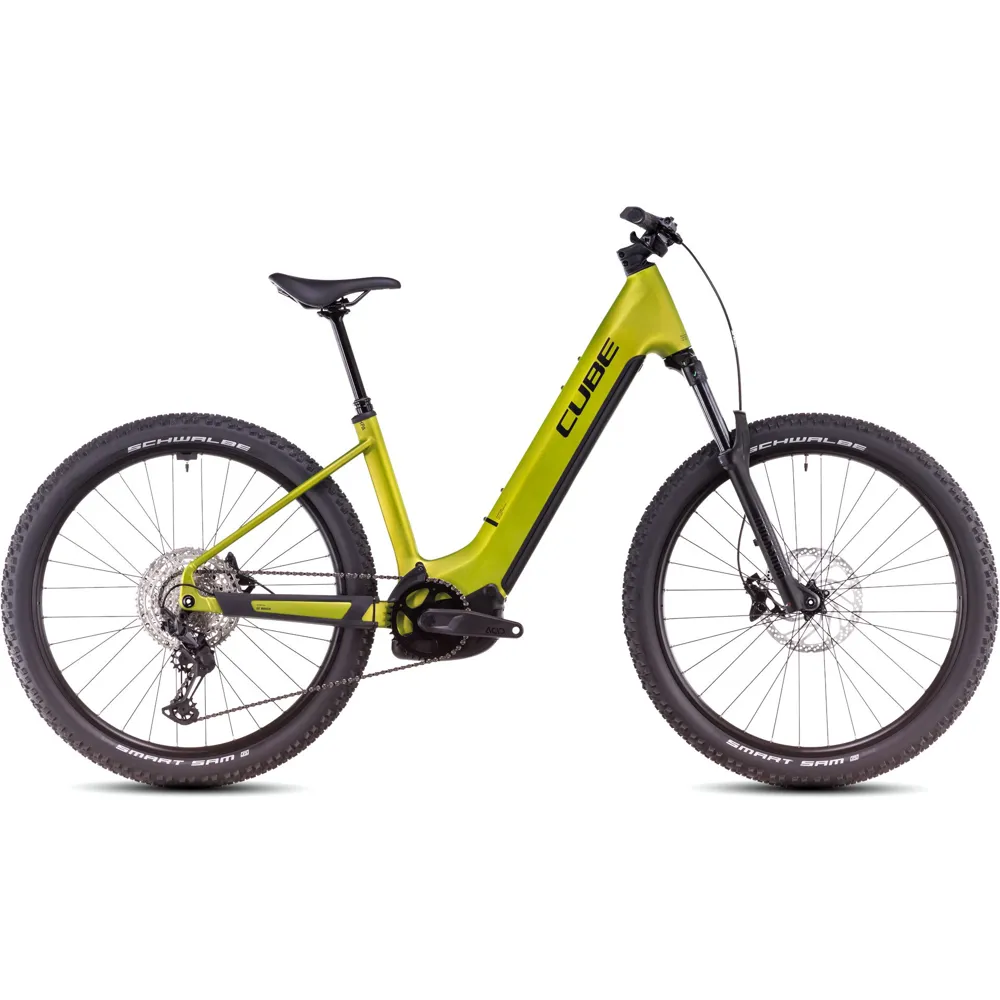 uPRISE Bikes Cube Reaction Hybrid Race Easy Entry 2025 Electric MTB - Lizard/Black | Price match, 365 day return s, 18-Month Warranty, Finance Available & Free UK Delivery