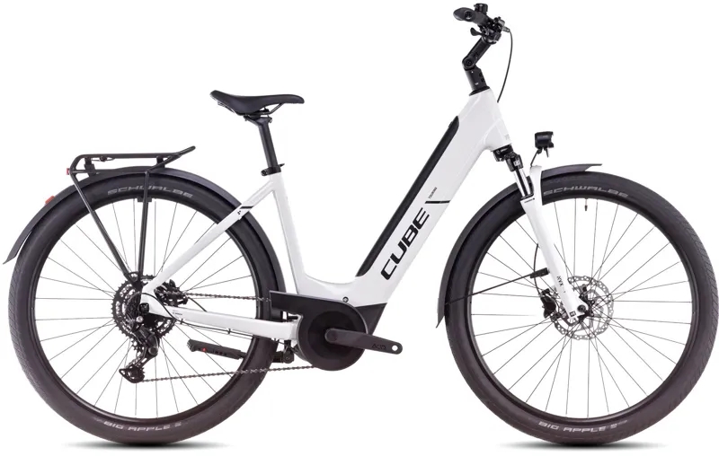 Cube Touring Hybrid One 625 Easy Entry 2025 Electric Bike - Cotton/Black