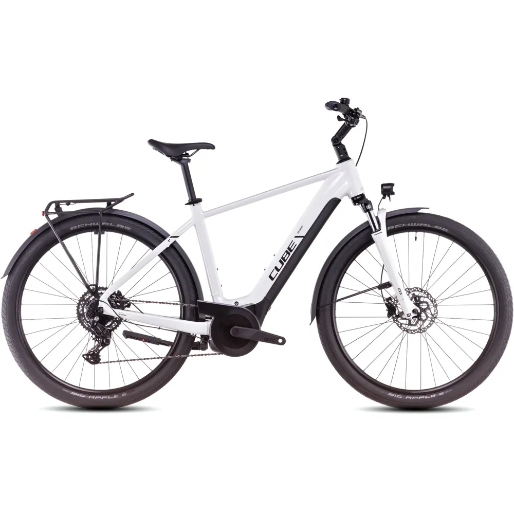 uPRISE Bikes Cube Touring Hybrid One 625 2025 Electric Hybrid Bike - Cotton/Black | Price match, 365 day return s, 18-Month Warranty, Finance Available & Free UK Delivery