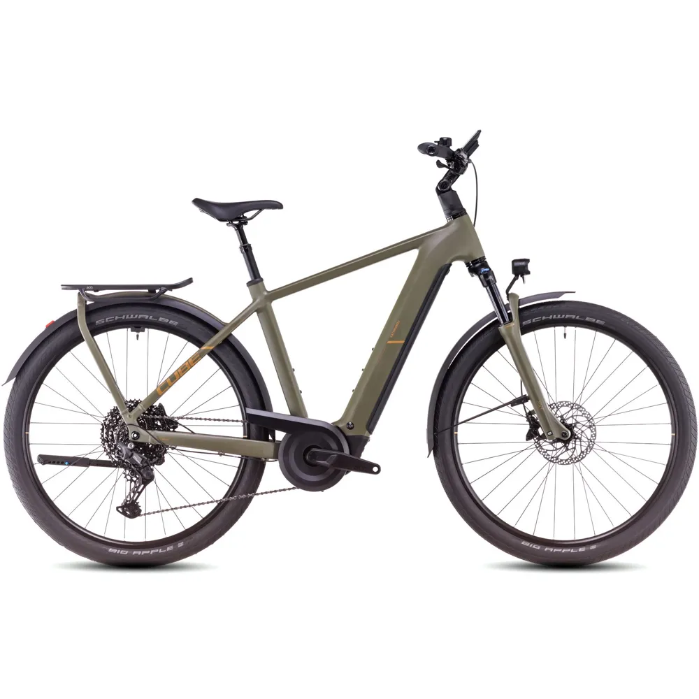 uPRISE Bikes Cube Kathmandu Hybrid Pro 800 2025 Electric Hybrid Bike - Dusty Olive | Price match, 365 day return s, 18-Month Warranty, Finance Available & Free UK Delivery