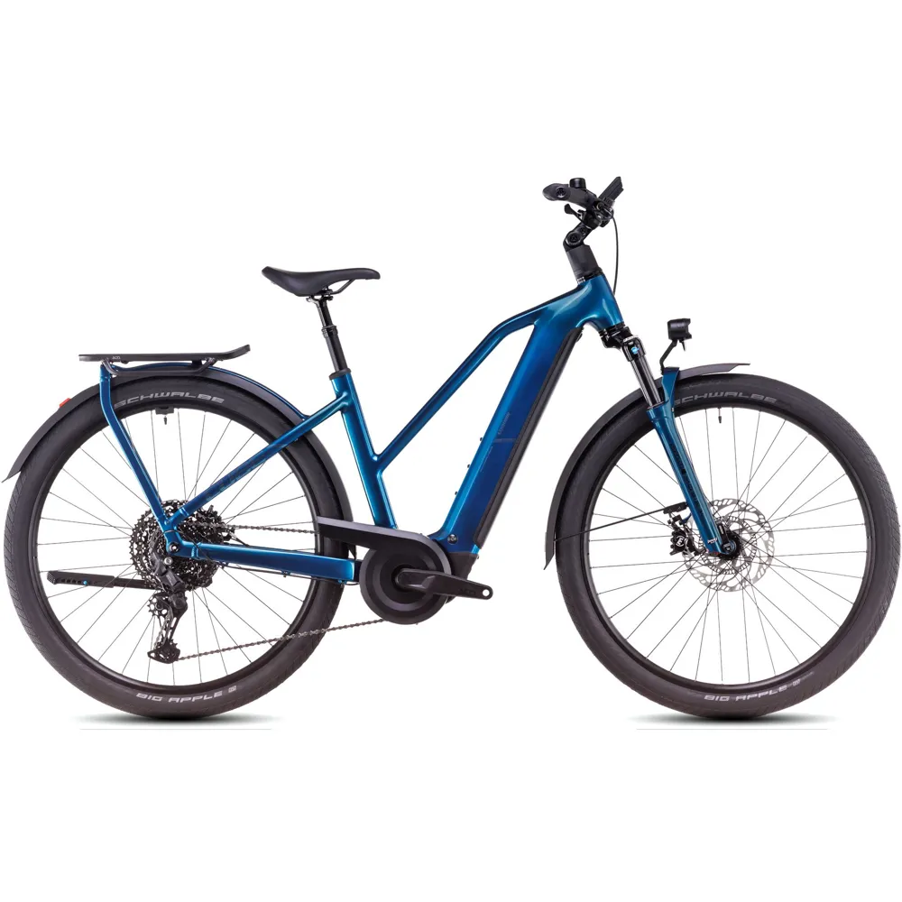uPRISE Bikes Cube Kathmandu Hybrid EX  Trapeze 2025 Electric Hybrid Bike - Electric Blue | Price match, 365 day return s, 18-Month Warranty, Finance Available & Free UK Delivery