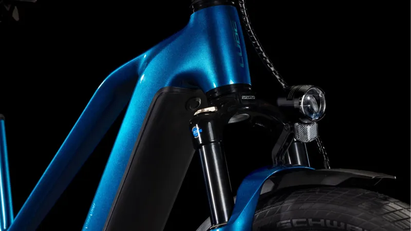 Cube Kathmandu Hybrid EX Trapeze 2025 Electric Hybrid Bike - Electric Blue - 46cm-5