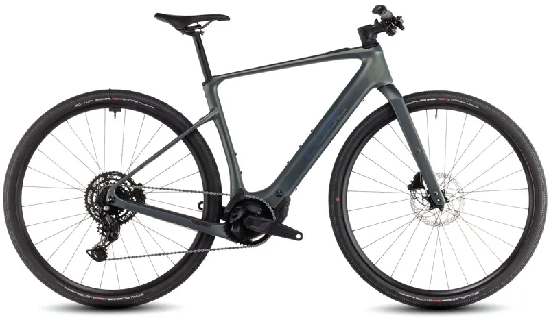 Cube Nulane Hybrid C:62 Race 2025 Electric Road Bike - Sagebrush Green