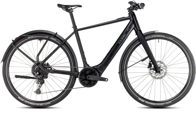 Cube Editor Hybrid Pro FE 400X 2025 Electric Hybrid Bike - Black/Spectral
