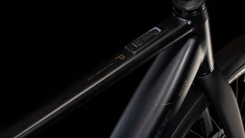 Cube Editor Hybrid Pro FE 400X 2025 Electric Hybrid Bike - Black/Spectral-2