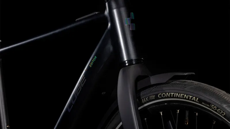 Cube Editor Hybrid Pro FE 400X 2025 Electric Hybrid Bike - Black/Spectral-3