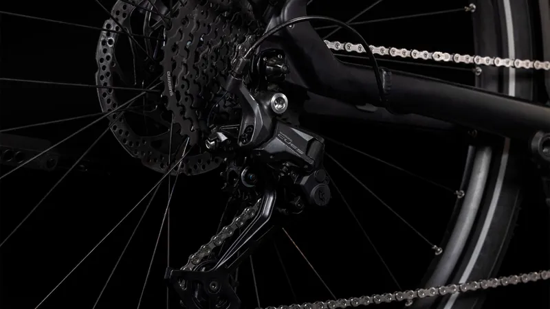 Cube Editor Hybrid Pro FE 400X 2025 Electric Hybrid Bike - Black/Spectral-6