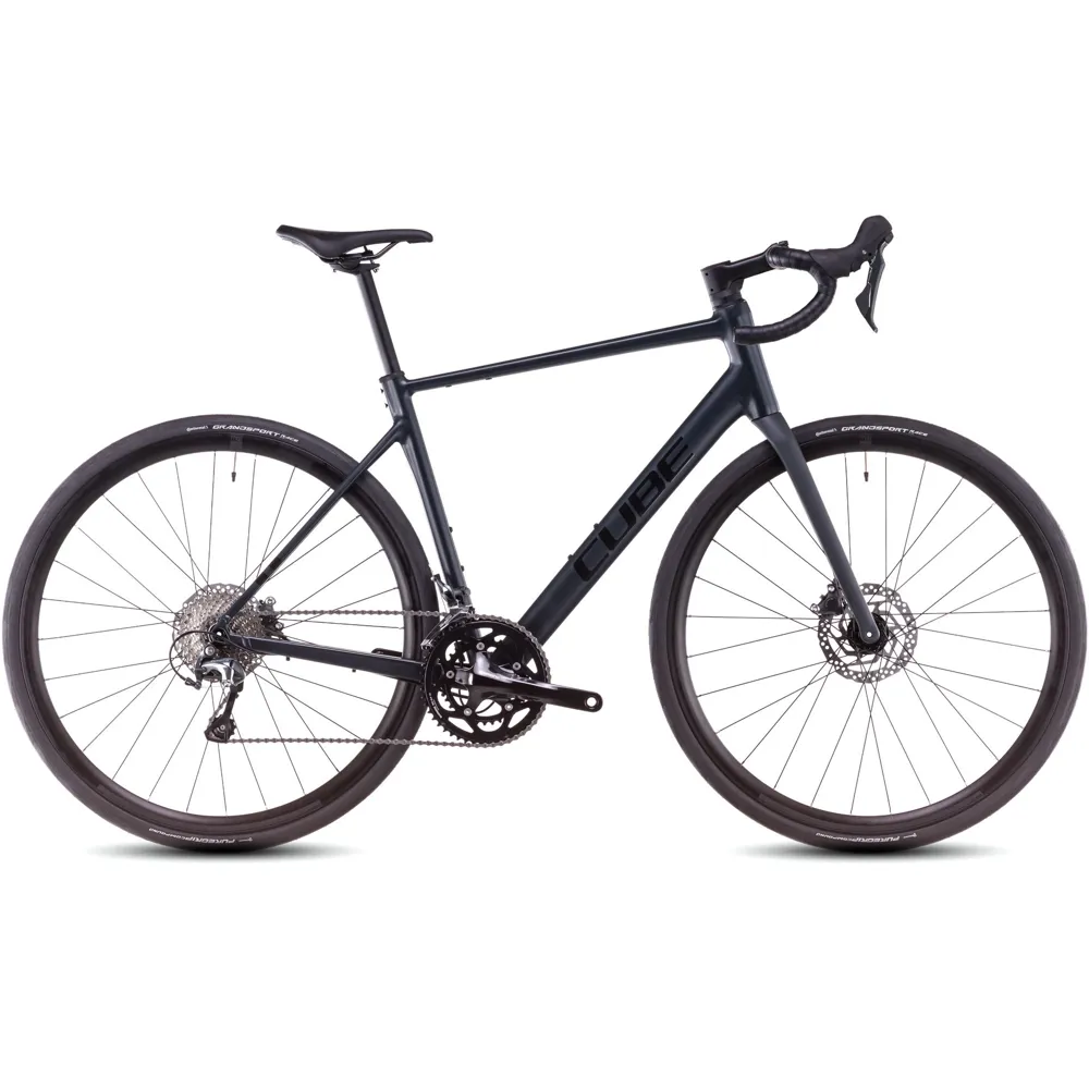 uPRISE Bikes Cube Attain Race 2025 Endurance Road Bike - Night/Black | Price match, 365 day return s, 18-Month Warranty, Finance Available & Free UK Delivery