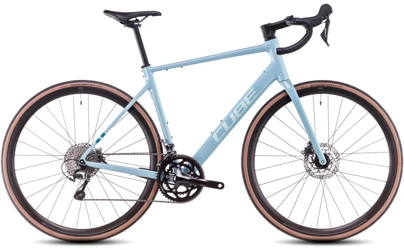 Cube Attain Race 2025 Endurance Road Bike - Teal Grey/Ice