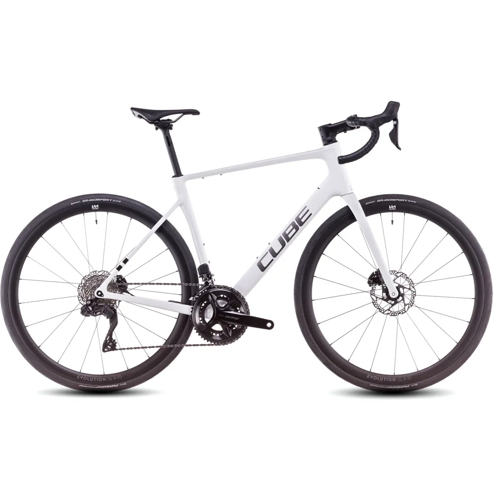 uPRISE Bikes Cube Attain C:62 SLX 2025 Endurance Road Bike - Cotton/Black | Price match, 365 day return s, 18-Month Warranty, Finance Available & Free UK Delivery